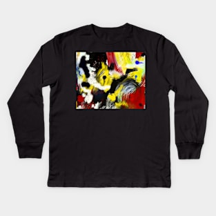 Modern trend abstract Kids Long Sleeve T-Shirt